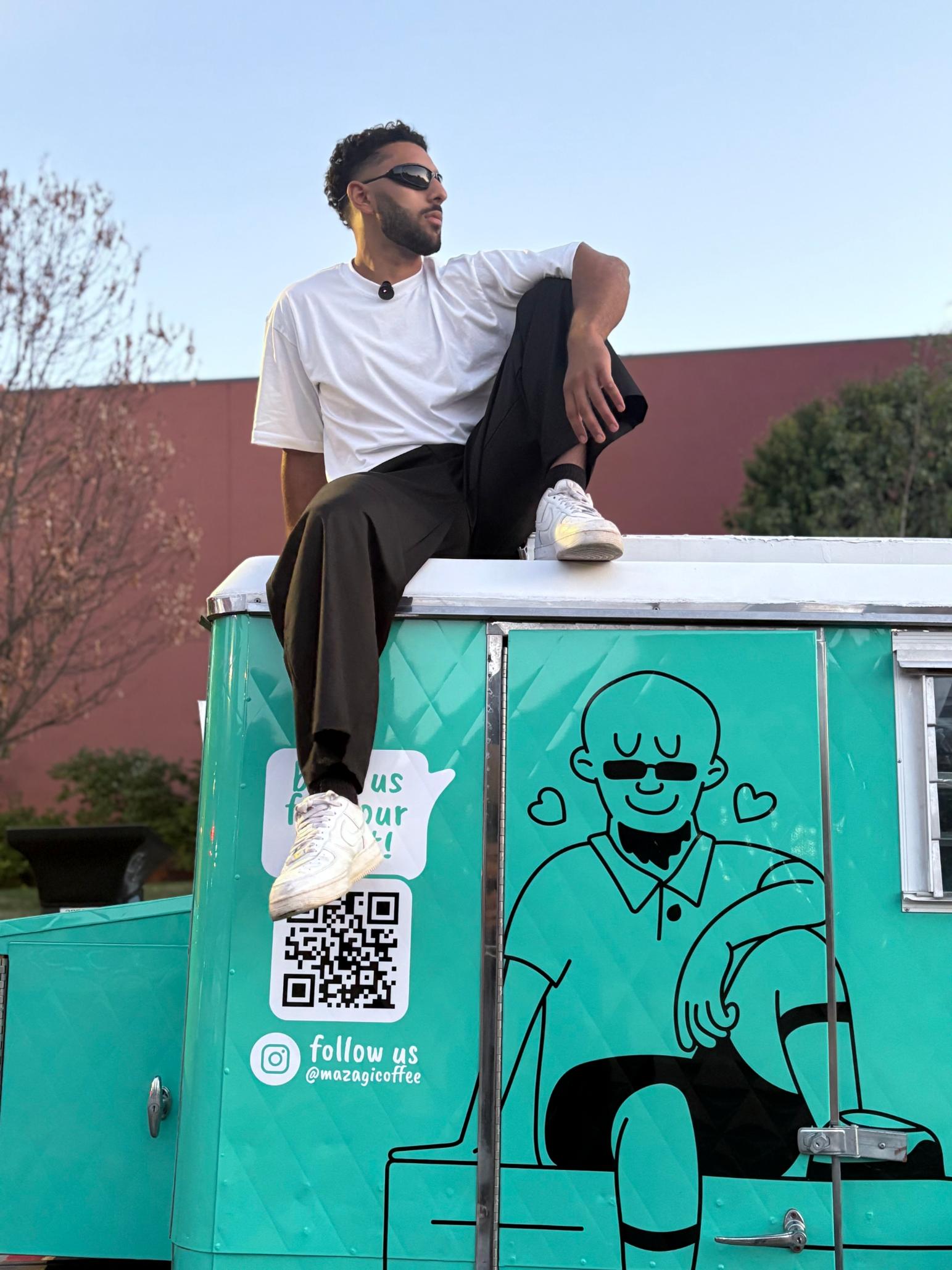 Mazagi mobile coffee cart